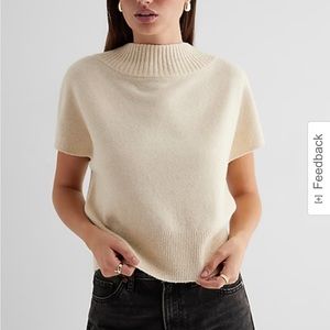 Crew Neck Short Sleeve Sweater